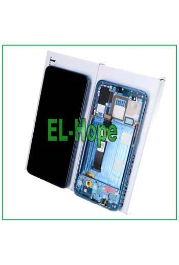 LCD DISPLAY + ORIGINAL FRAME SERVICE XIAOMI MI 9 M1902 F1G F1A F1T TOUCH BLUE