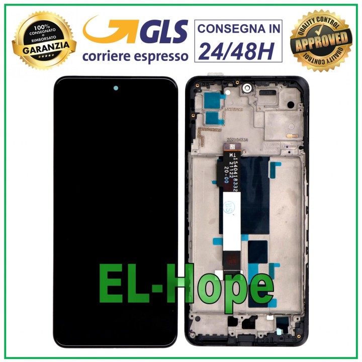 TOUCH LCD DISPLAY FRAME FOR XIAOMI POCO X3 GT 21061110AG / REDMI NOTE 10 PRO 5G