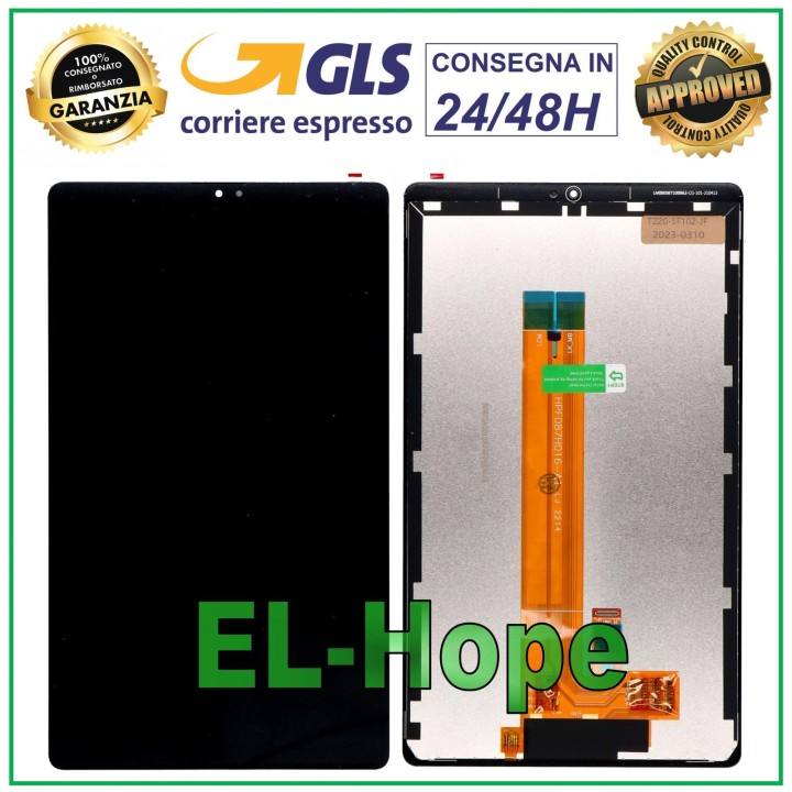 TOUCH SCREEN LCD DISPLAY FOR SAMSUNG GALAXY TAB A7 LITE 2021 8.7  SM-T220 WIFI