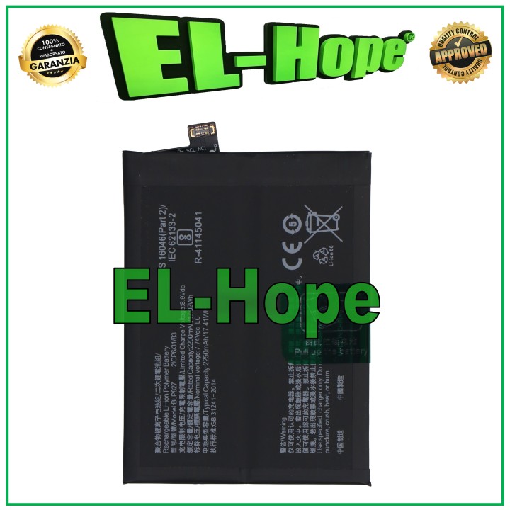 BATTERY BLP827 FOR ONEPLUS 9 PRO LE2120 LE2121 LE2125 4500 mAh EQUAL TO ORIGINAL