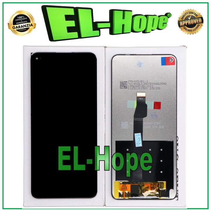 LCD DISPLAY TOUCH PARI ORIGINAL SERVICE HUAWEI P40 LITE 5G CDY-NX9A BLACK GLASS