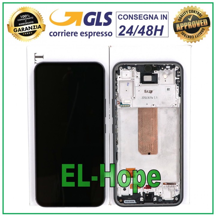 ORIGINAL TOUCH LCD DISPLAY SAMSUNG A54 5G 2023 SM-A546 BLACK FRAME GH82-31231A