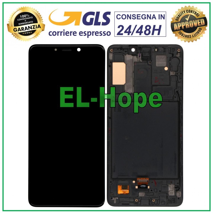 OLED LCD DISPLAY FRAME FOR SAMSUNG GALAXY A9 2018 SM-A920 TOUCH SCREEN GLASS