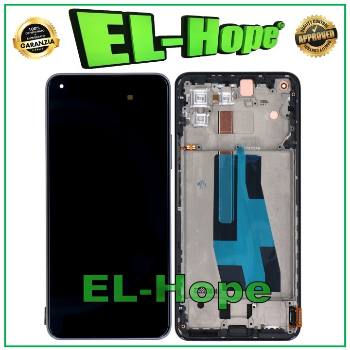 OLED DISPLAY + FRAME FOR XIAOMI MI 11 LITE 4G 5G NE M2101K9AG TOUCH SCREEN BLACK