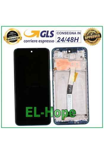 TOUCH LCD DISPLAY FRAME FOR XIAOMI REDMI NOTE 9 PRO /9 PRO MAX / 9S M2003J6 BLUE