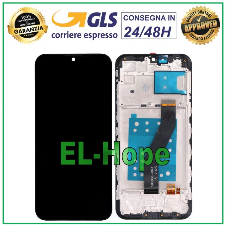 LCD DISPLAY FRAME FOR MOTOROLA MOTO E6i XT2053-5 XT2053-6 TOUCH SCREEN GLASS