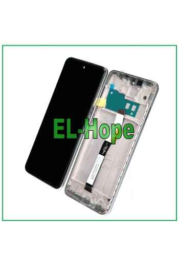 TOUCH DISPLAY + FRAME FOR XIAOMI REDMI NOTE 9 PRO /9 PRO MAX / 9S M2003J6 SILVER