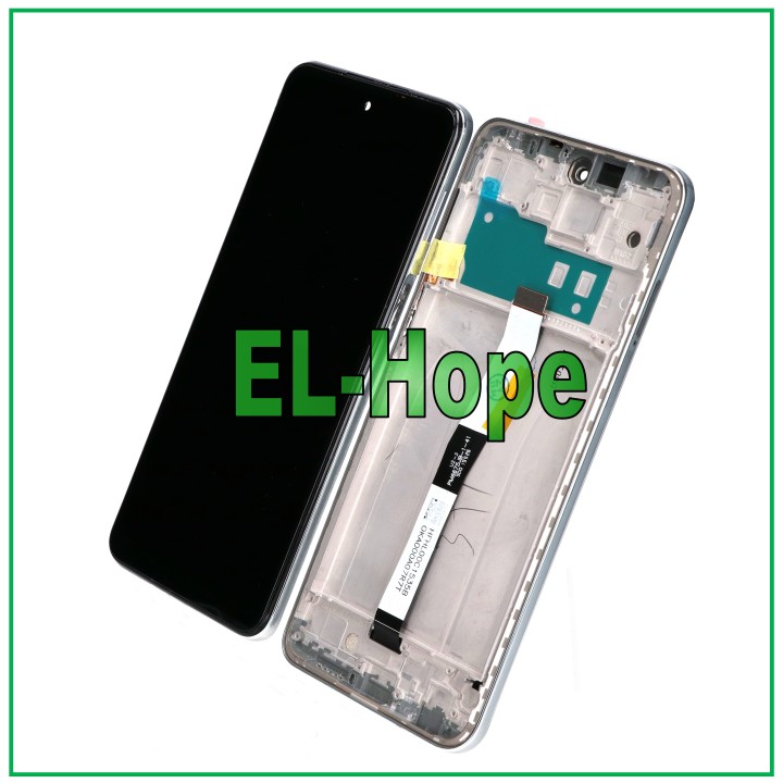 TOUCH DISPLAY + FRAME FOR XIAOMI REDMI NOTE 9 PRO /9 PRO MAX / 9S M2003J6 SILVER