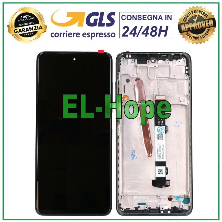 LCD DISPLAY + FRAME FOR XIAOMI POCO X3 M2007J20CG M2007J20CT TOUCH SCREEN BLACK