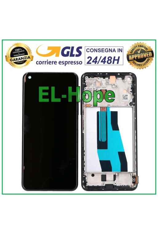 TFT DISPLAY + FRAME FOR XIAOMI MI 11 LITE 4G 5G NE NM2101K9AG TOUCH SCREEN BLACK