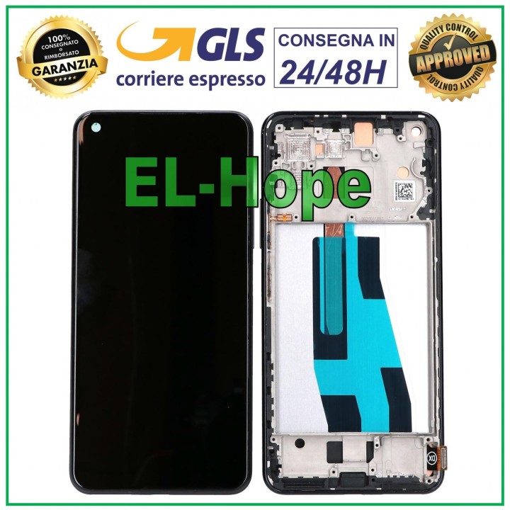 TFT DISPLAY + FRAME FOR XIAOMI MI 11 LITE 4G 5G NE NM2101K9AG TOUCH SCREEN BLACK