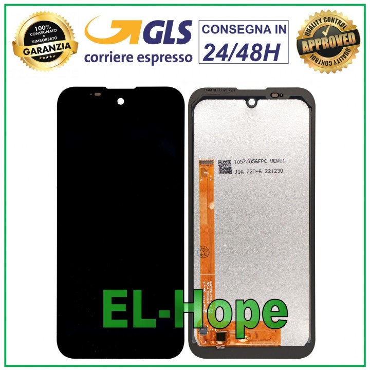 LCD DISPLAY FOR DOOGEE S56 / S56 PRO TOUCH SCREEN GLASS MONITOR ASSEMBLED BLACK
