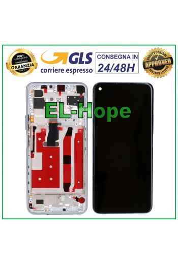 DISPLAY FRAME TOUCH SCREEN FOR HUAWEI P40 LITE 5G CDY-NX9A GLASS SCREEN SILVER