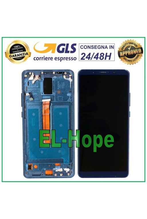 OLED DISPLAY FRAME FOR HUAWEI MATE 10 PRO BLA-L09 L29 TOUCH GLASS SCREEN BLUE