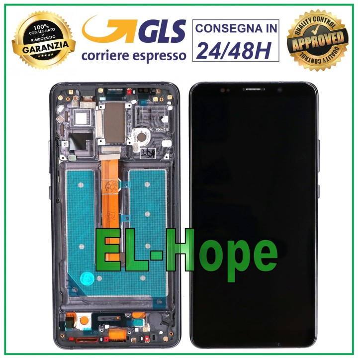 OLED DISPLAY FRAME FOR HUAWEI MATE 10 PRO BLA-L09 L29 TOUCH GLASS SCREEN BLACK
