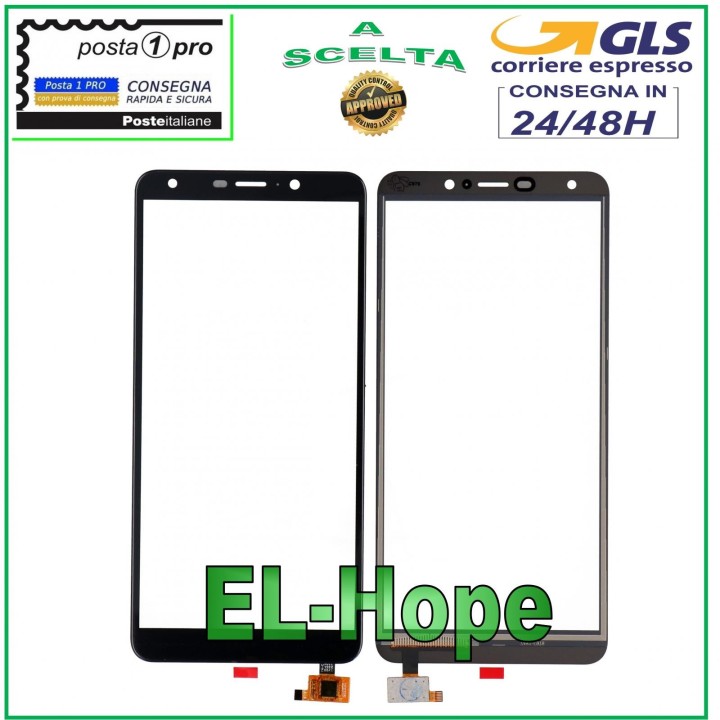 TOUCH SCREEN GLASS FOR WIKO Y61 W-K560 BLACK GLASS