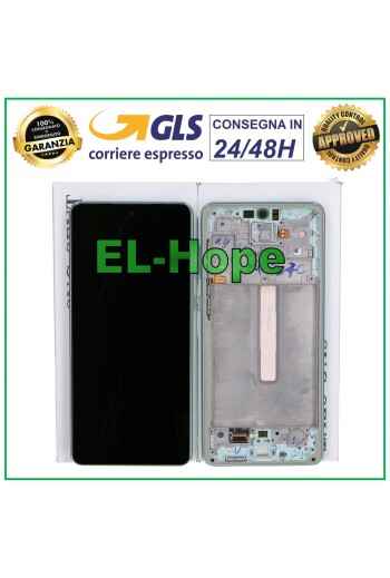 100% ORIGINAL LCD TOUCH DISPLAY SAMSUNG GALAXY A73 5G SM-A736 GREEN FRAME
