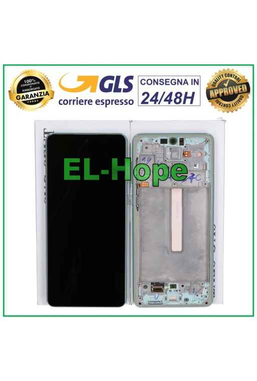 100% ORIGINAL LCD TOUCH DISPLAY SAMSUNG GALAXY A73 5G SM-A736 GREEN FRAME