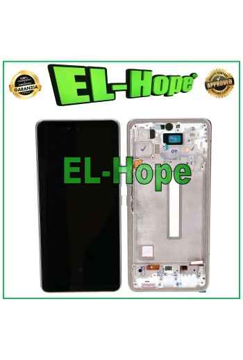 OLED LCD DISPLAY FOR SAMSUNG GALAXY A53 5G 2022 SM A536 A536B TOUCH FRAME WHITE