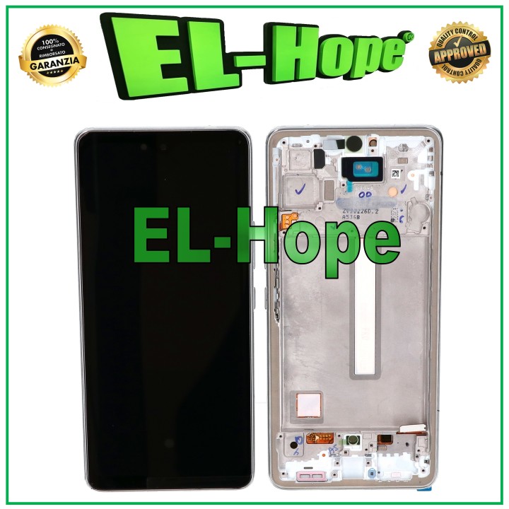 OLED LCD DISPLAY FOR SAMSUNG GALAXY A53 5G 2022 SM A536 A536B TOUCH FRAME WHITE