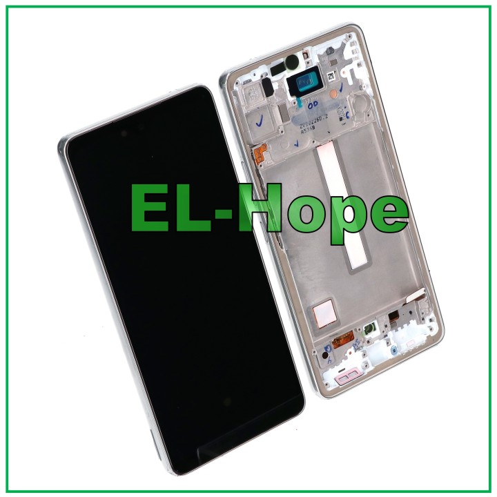 OLED LCD DISPLAY FOR SAMSUNG GALAXY A53 5G 2022 SM A536 A536B TOUCH FRAME WHITE