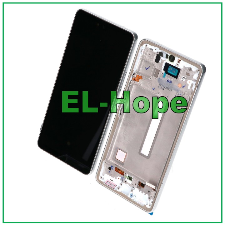 OLED LCD DISPLAY FOR SAMSUNG GALAXY A53 5G 2022 SM A536 A536B TOUCH FRAME WHITE