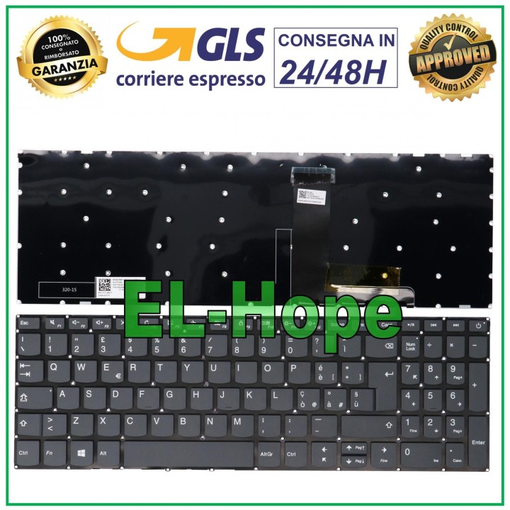 ITALIAN KEYBOARD FOR LENOVO IDEAPAD S145-15IWL 81MV S145-15ILS S145-15AST 81N3