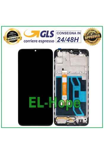 LCD DISPLAY + FRAME FOR OPPO REALME 5i RMX2030 RMX2032 TOUCH SCREEN BLACK GLASS