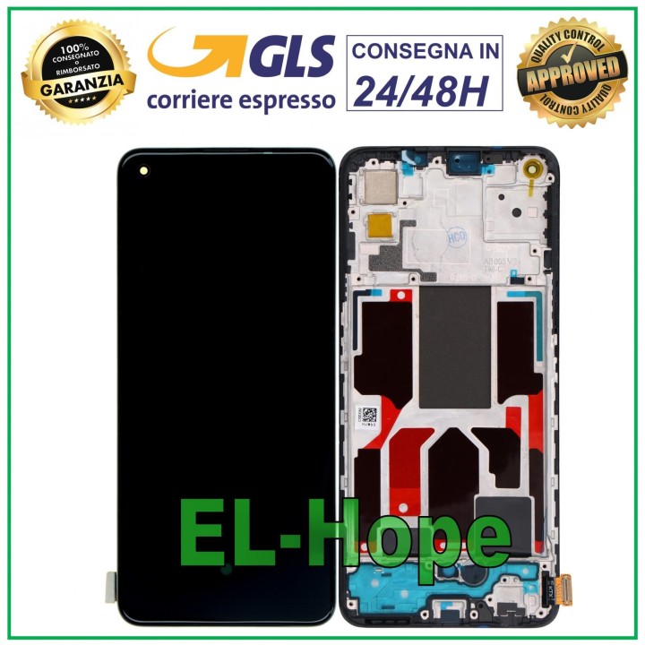 OLED DISPLAY FRAME FOR OPPO REALME GT MASTER RMX3363 RMX3360 TOUCH GLASS SCREEN