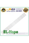 KIT 5 STRIP BARS 12 LED FOR 43  TV PHILIPS LB311N LB43014 GJ-2K16-430-D512-V4
