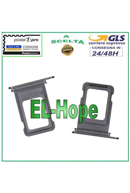 SLOT CART SIM CARD HOLDER HOUSING APPLE IPHONE 12 PRO MAX BLACK