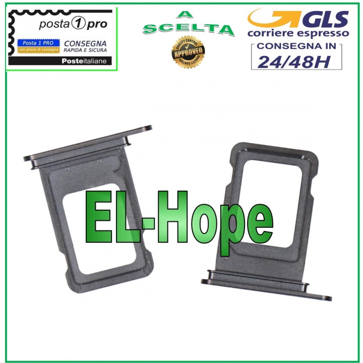 SLOT CART SIM CARD HOLDER HOUSING APPLE IPHONE 12 PRO MAX BLACK