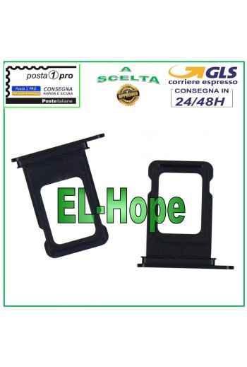 SLOT CART COMPARTMENT HOLDER NANO SIM CARD HOUSING CARD FOR APPLE IPHONE 12 BLACK