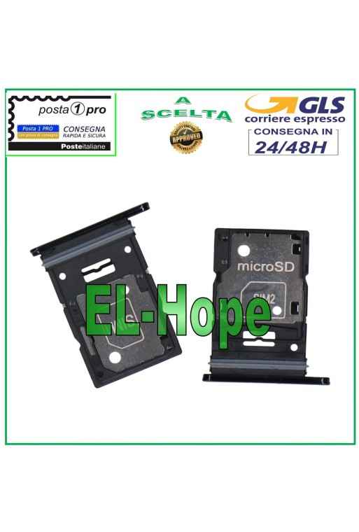 SLOT CART SIM CARD COMPARTMENT + MICRO SD SAMSUNG GALAXY A53 5G SM-A536 BLACK