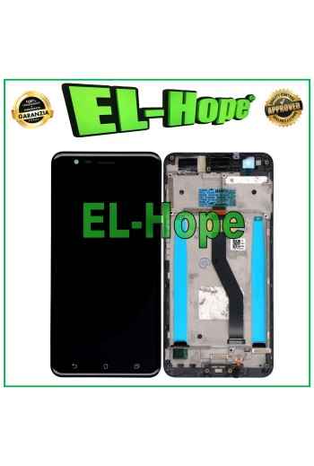 LCD FRAME DISPLAY FOR ASUS Zenfone 3 Zoom ZE553KL Z01HD TOUCH SCREEN BLACK GLASS