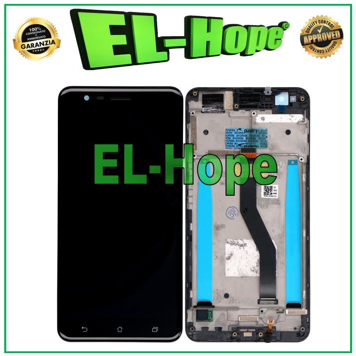 LCD FRAME DISPLAY FOR ASUS Zenfone 3 Zoom ZE553KL Z01HD TOUCH SCREEN BLACK GLASS