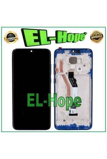 DISPLAY TOUCH LCD FRAME FOR XIAOMI REDMI NOTE 8 PRO M1906G7G BLUE GLASS SCREEN