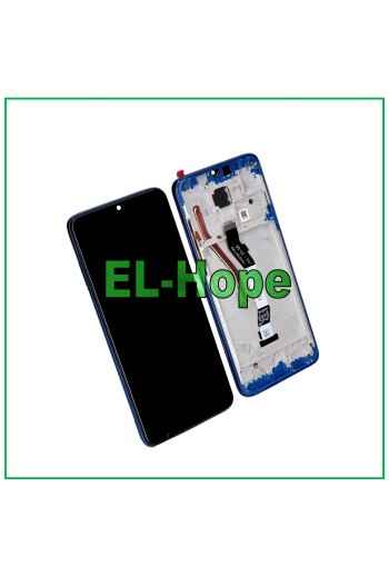 DISPLAY TOUCH LCD FRAME FOR XIAOMI REDMI NOTE 8 PRO M1906G7G BLUE GLASS SCREEN