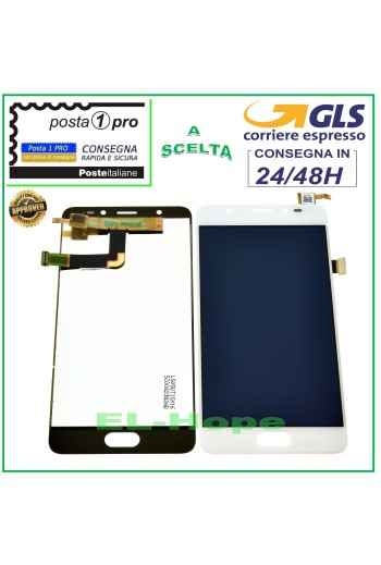 LCD DISPLAY FOR WIKO U FEEL PRIME UFEEL TOUCH SCREEN GLASS SCREEN WHITE