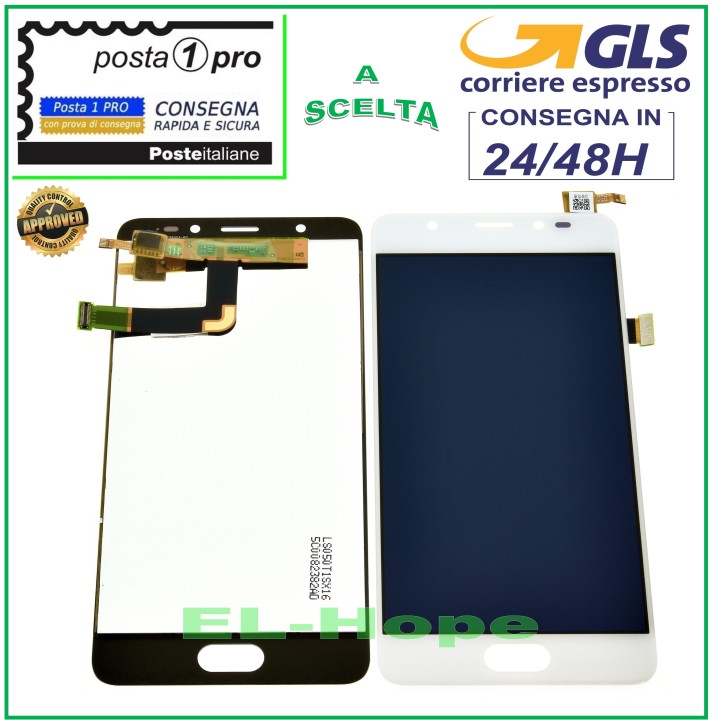 LCD DISPLAY FOR WIKO U FEEL PRIME UFEEL TOUCH SCREEN GLASS SCREEN WHITE