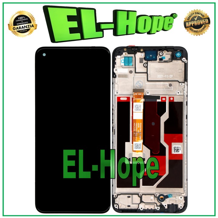 LCD DISPLAY FRAME FOR OPPO REALME 9i RMX3491 TOUCH SCREEN GLASS SCREEN BLACK