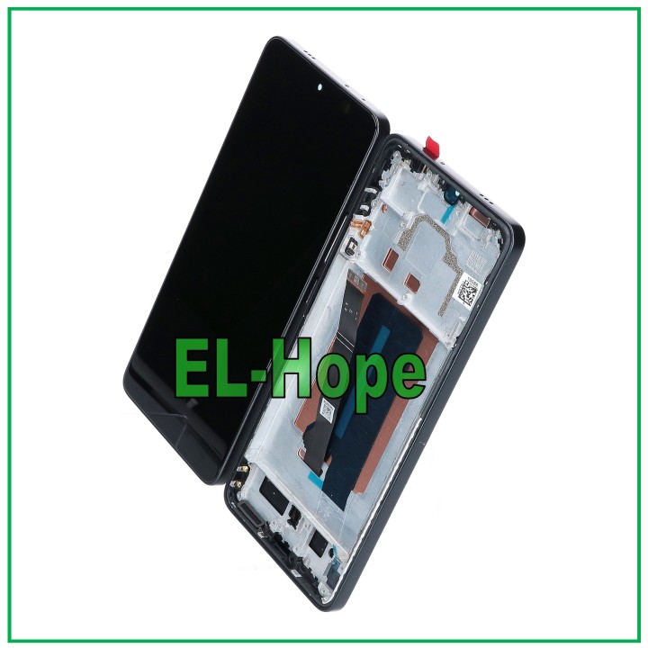 OLED DISPLAY FOR XIAOMI POCO X6 PRO 5G 2311DRK48I LCD TOUCH GLASS FRAME BLACK