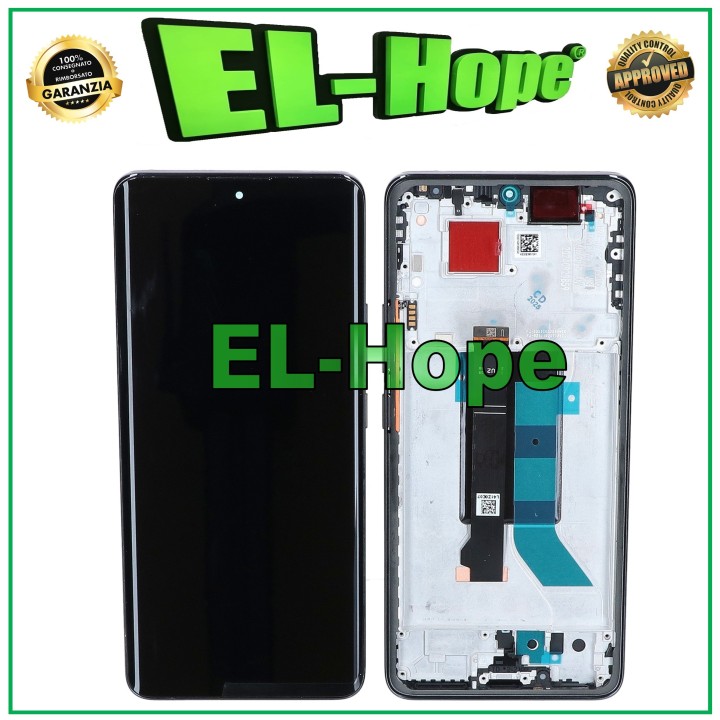 TOUCH OLED FRAME LCD DISPLAY FOR XIAOMI REDMI NOTE 14 PRO 5G 24094RA29G BLACK
