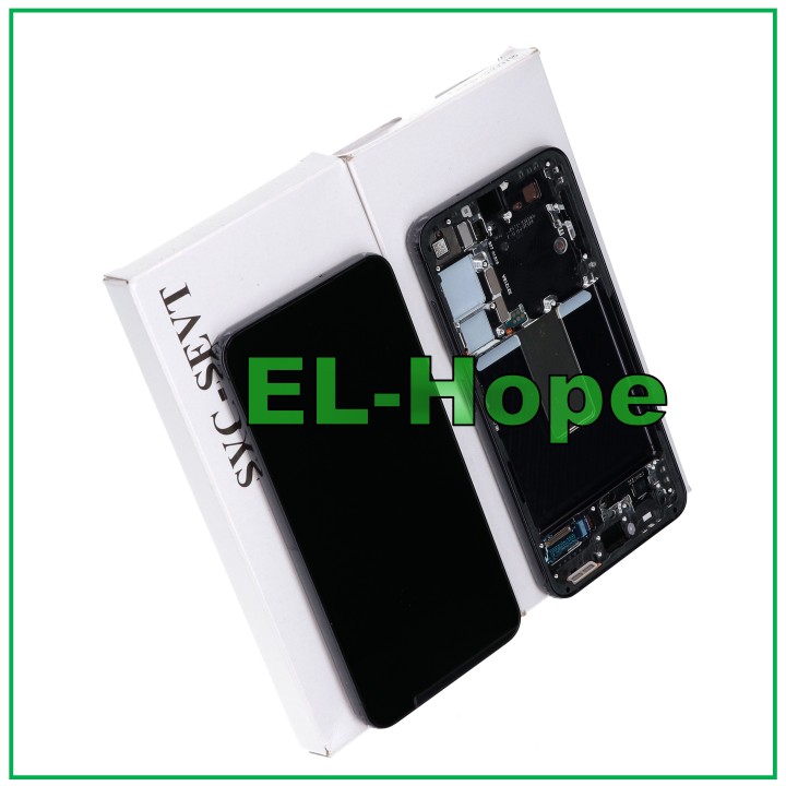 LCD DISPLAY FRAME ORIGINAL SERVICE SAMSUNG S23 SM-S911 TOUCH BLACK GH82-30480A