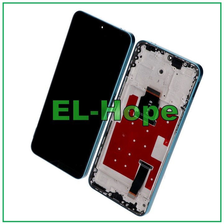 LCD DISPLAY + FRAME FOR HONOR X8A CRT-LX1 CRT-LX2 TOUCH SCREEN GLASS SCREEN BLUE