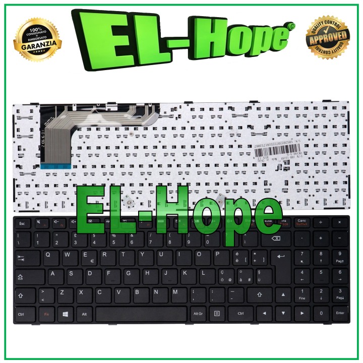 ITALIAN KEYBOARD FOR LENOVO IdeaPad B50-10 100-15 100-15IBY 100-15IB NOTEBOOK