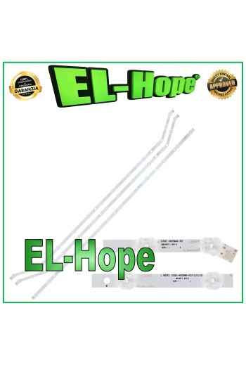 KIT 3 LED BARS FOR 40 SAMSUNG TV D3GE-400SMA-R2 D3GE-400SMB-R2 UE40H5303AK