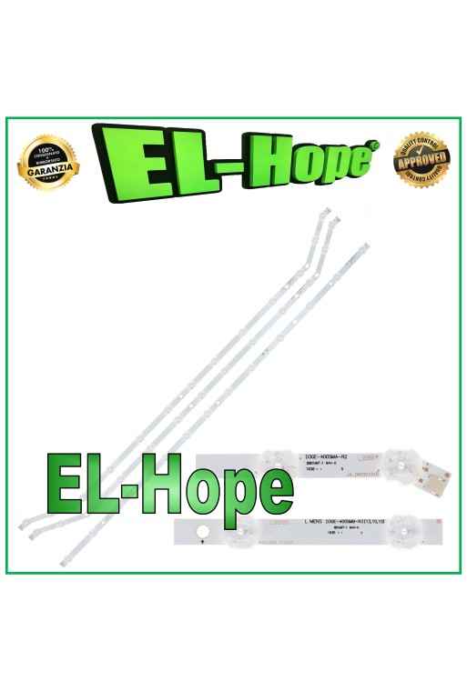 KIT 3 LED BARS FOR 40 SAMSUNG TV D3GE-400SMA-R2 D3GE-400SMB-R2 UE40H5303AK