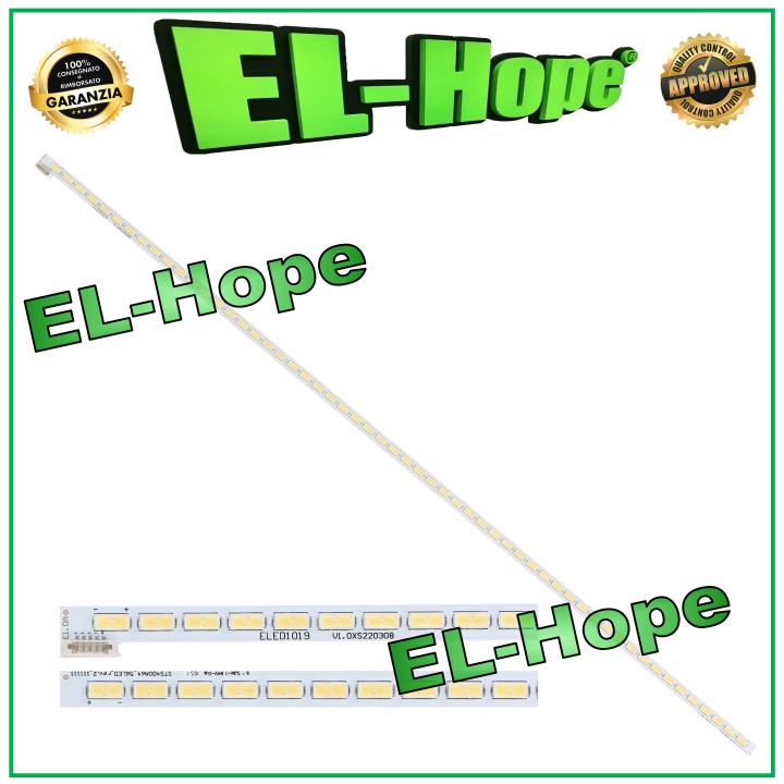 56 LED BAR FOR 40  TV PHILIPS ELED1019 STS400A64_56LED_REV.2 6V L493mm