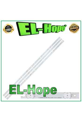 KIT 3 BARS 8 LEDs FOR 43 TV TCL TOT-43D2900-3X8-3030C 43D2900 43DP608 U43P6046